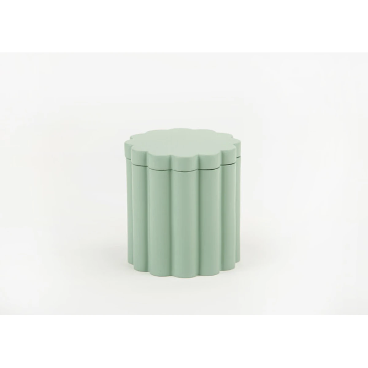 Manamo Tria Cotton Cover Polyresin Cameo Green  8.8x8.8x9.6 cm