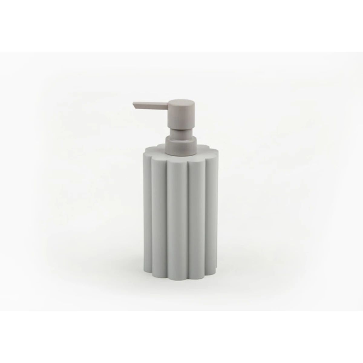 Manamo Tria Liquid Soap Dispenser Polyresin Gray  7.5x7.5x17.5 cm