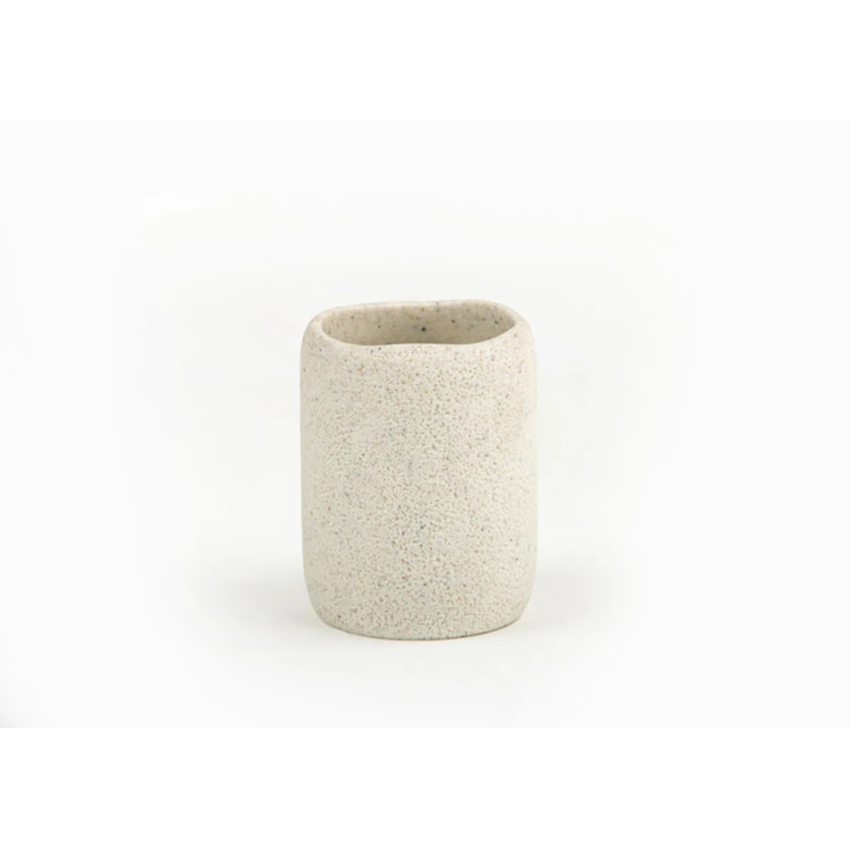 Manamo Elegance Toothpaste Dispenser Polyresin Ecru  7.7x7.7x9.7 cm