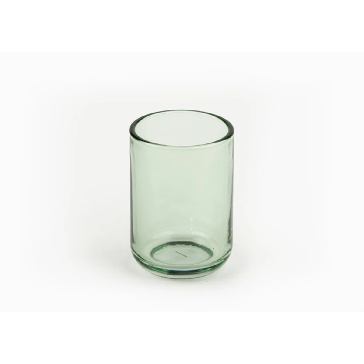 Manamo Sima Toothpaste Dispenser Glass Green  7.6x7.6x10.7 cm