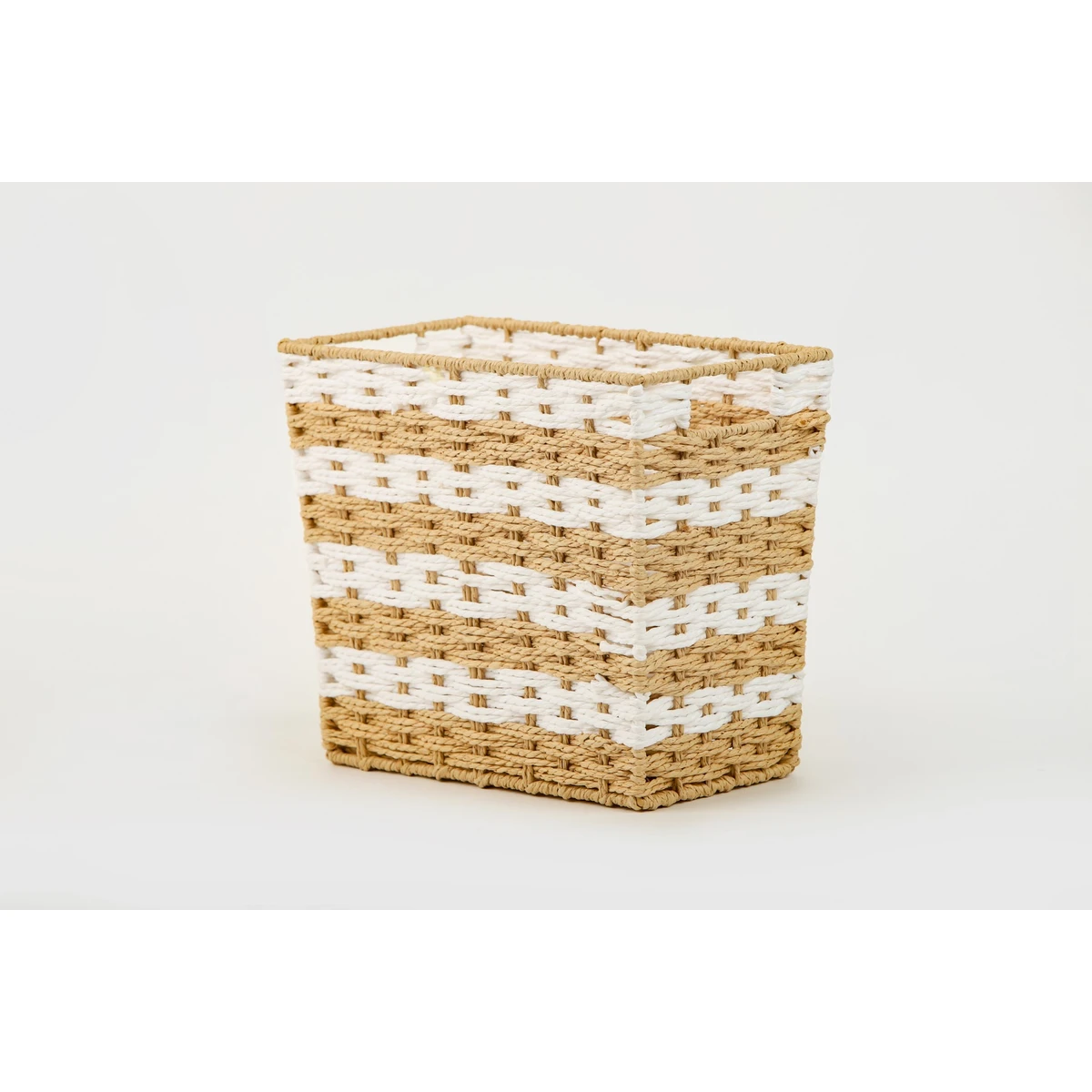 Manamo Pretty Decorative Basket Wicker Natural/White