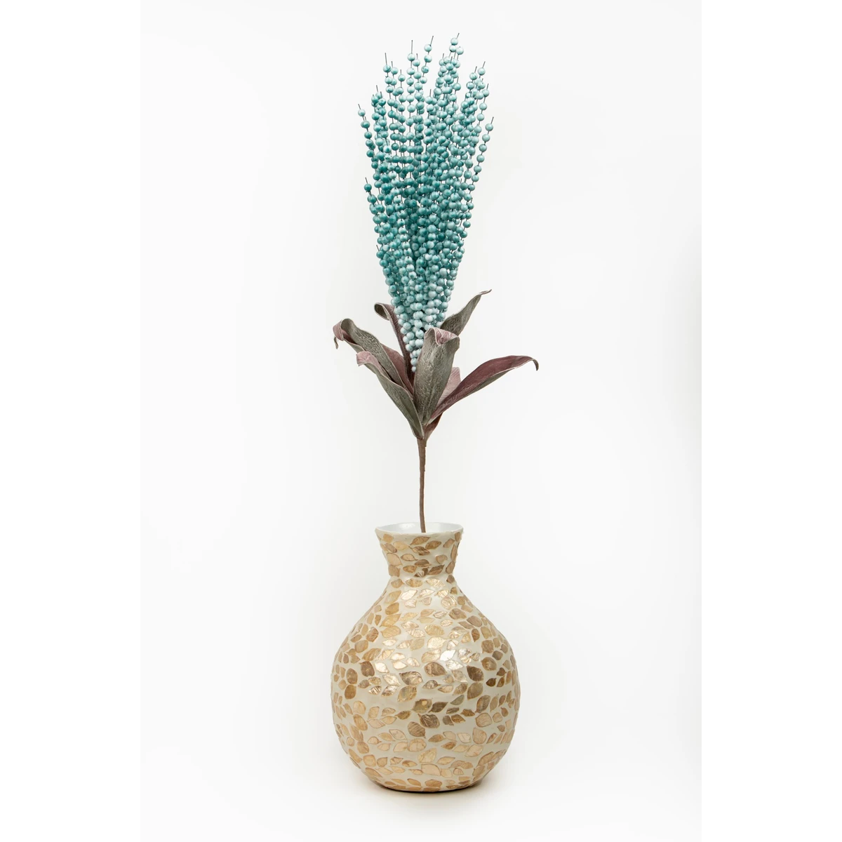 Manamo Wheat Artificial Flower  Indigo 102 cm