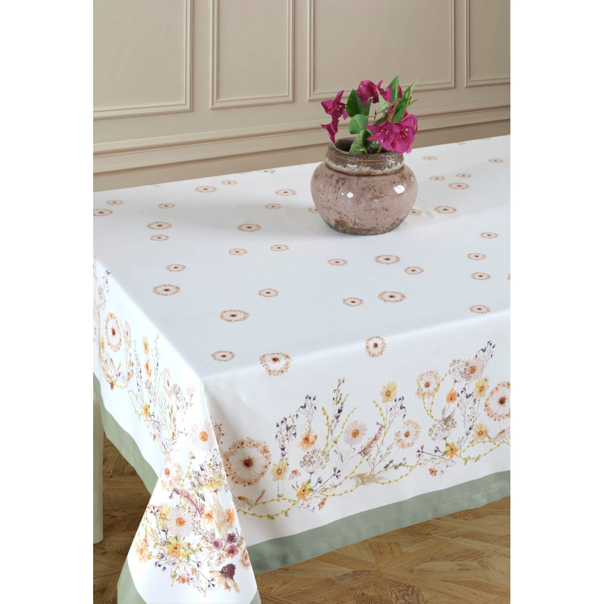 Manamo Narcis Table Cloth Digital Print Polyester  140x250 cm
