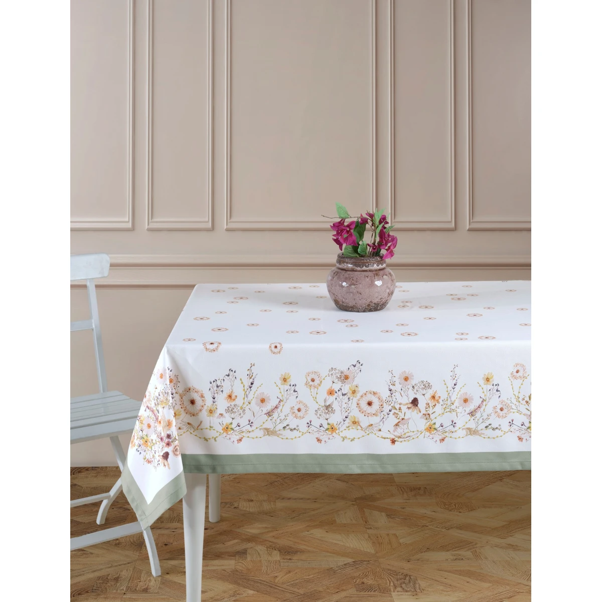 Manamo Narcis Table Cloth Digital Print Polyester  140x250 cm