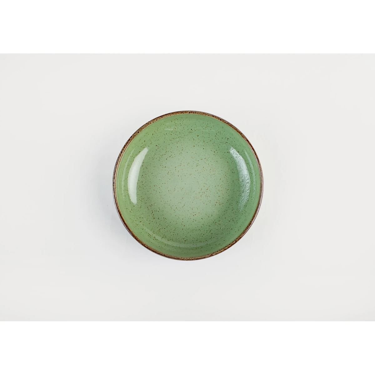 Manamo Elena Deep Plate Porcelain Green  23 cm