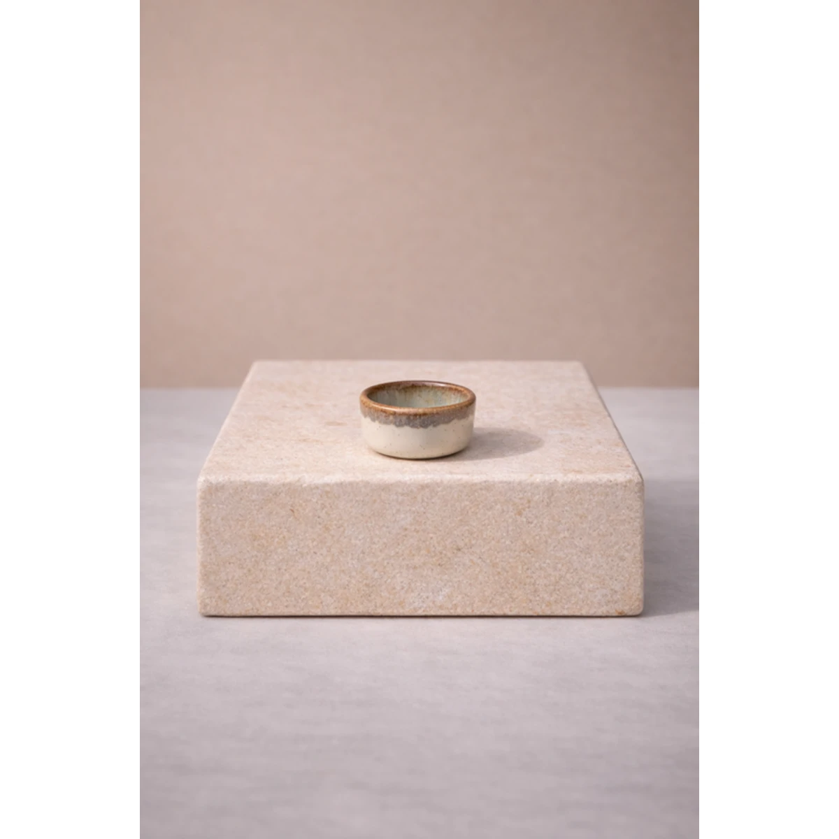 Manamo Luna Bowl Ceramiic Beige  6 cm
