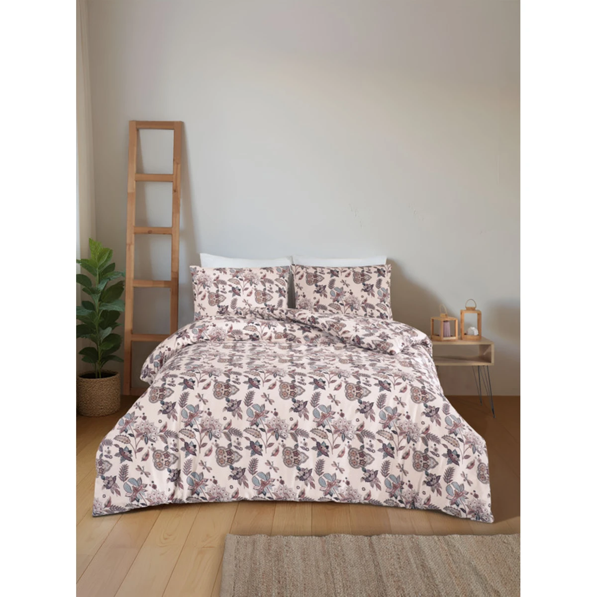 Manamo Traditional Duvet Cover With Pillow Case Cotton  200x220+50x70 cm(2)