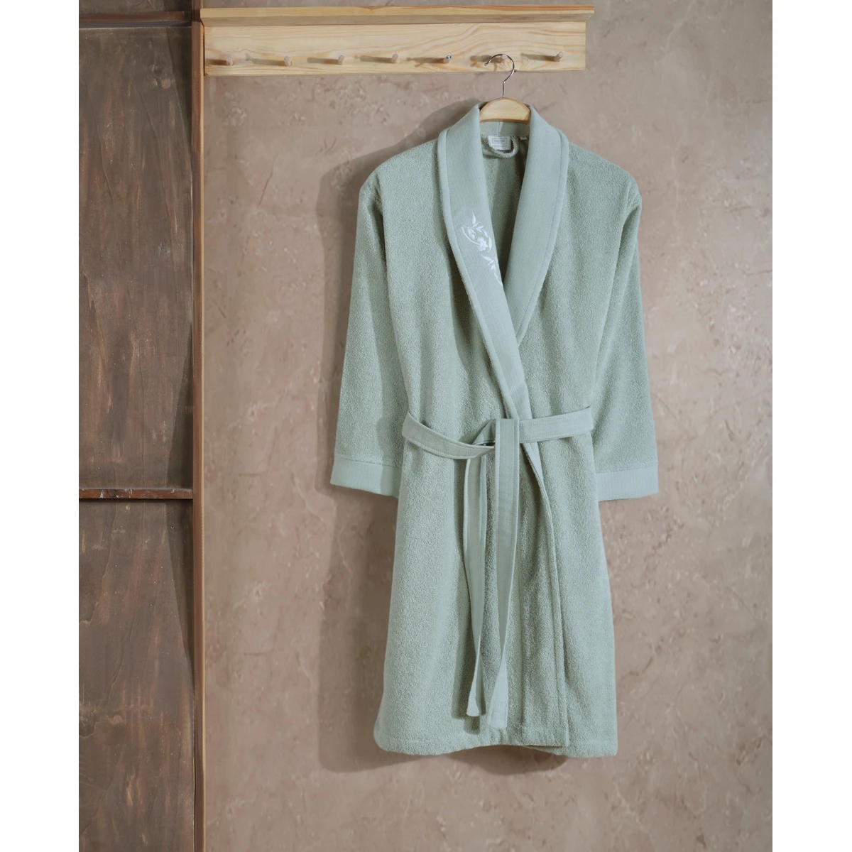 Manamo Elain Bathrobe Cotton Cameo L/XL