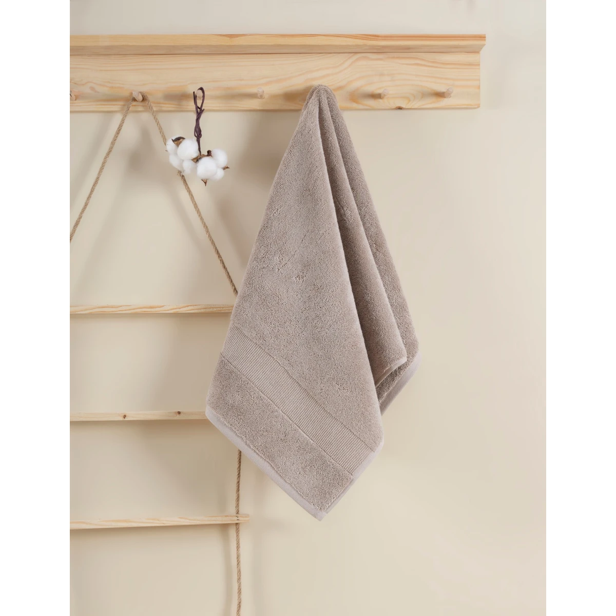 Manamo Nepit Jacquard Luks Face Towel  Beige 50X85