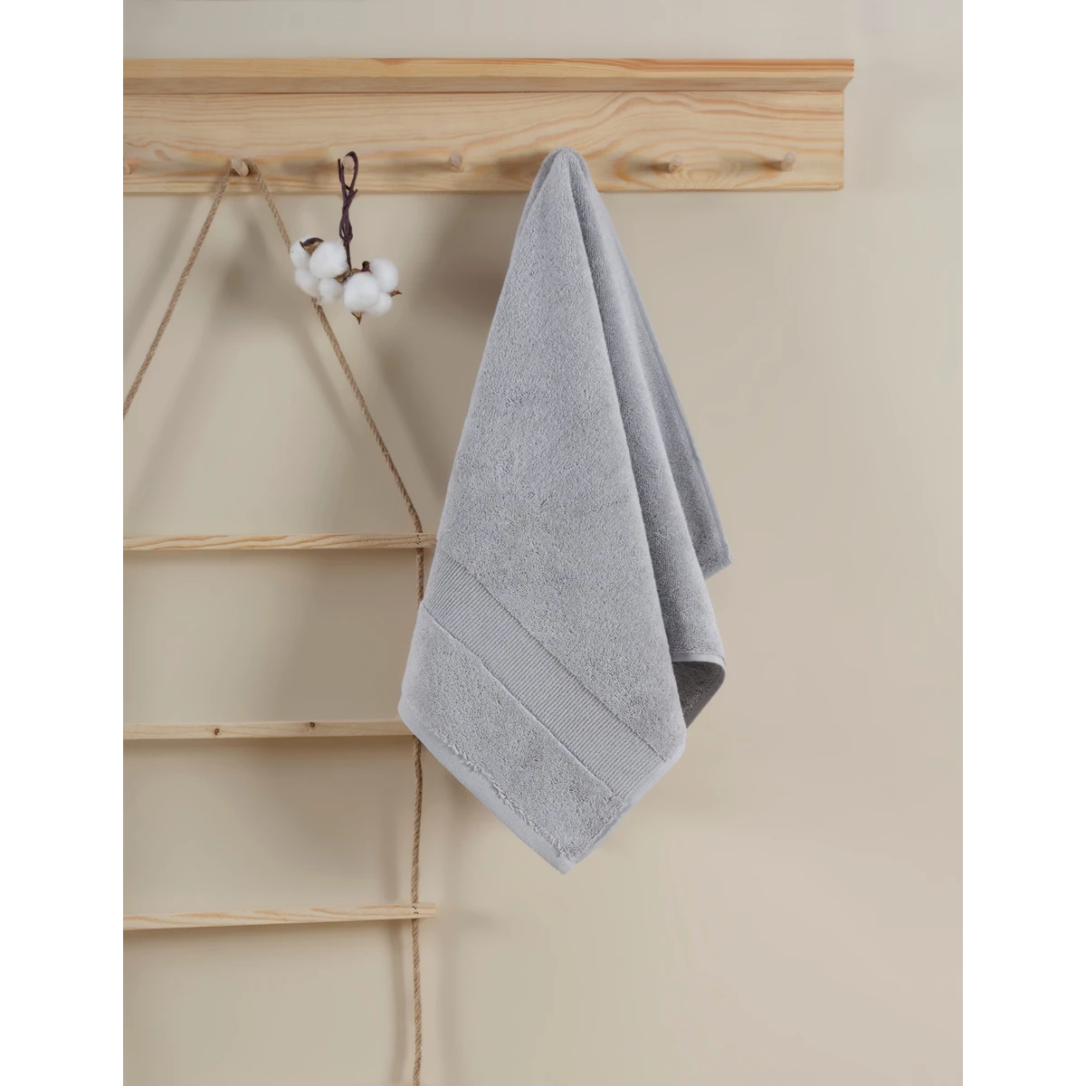 Manamo Nepit Jacquard Luks Face Towel  Metal Grey 50X85