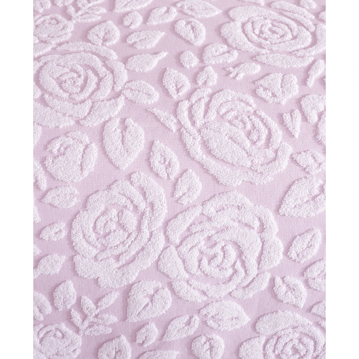 Manamo Rose Pike Cotton Towel White/Begonville Single Size 160x230 cm