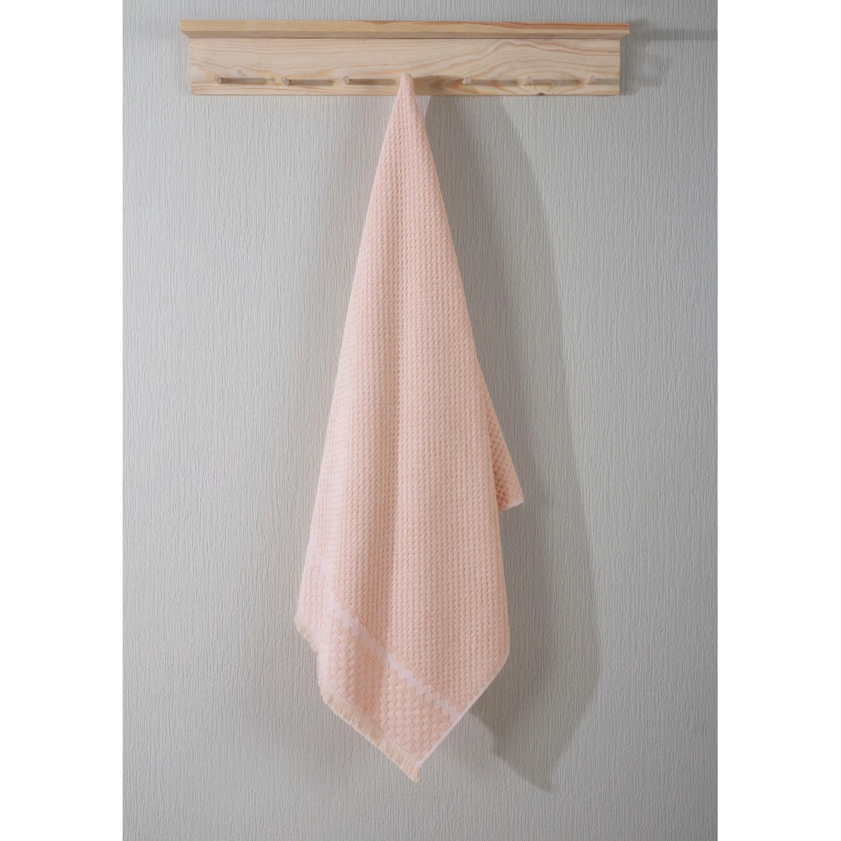 Manamo Kent Bath Towel Cotton Blush Jacquard 75x140 cm