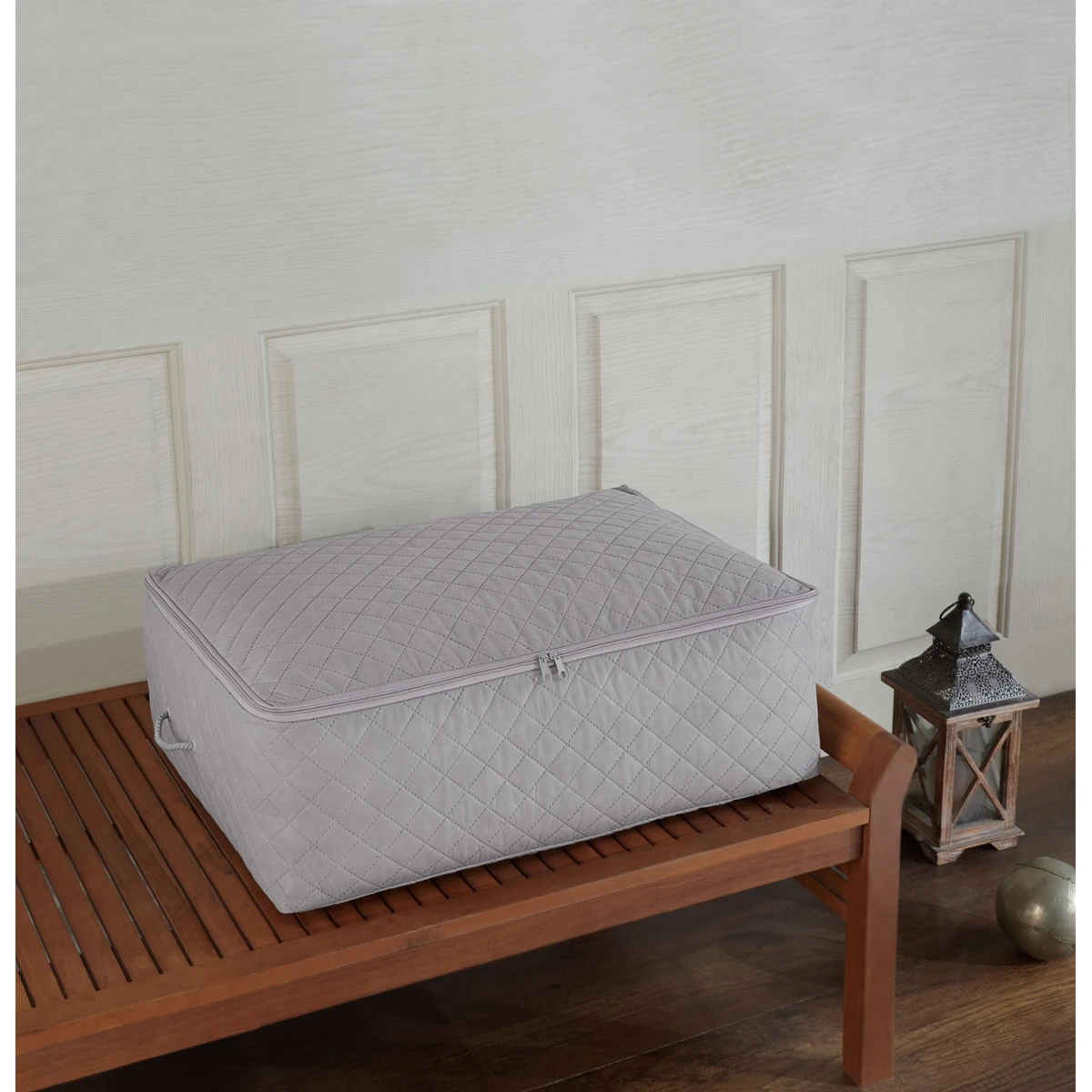 Manamo  Plain Organizer Quilted Grey 64x41x35 cm