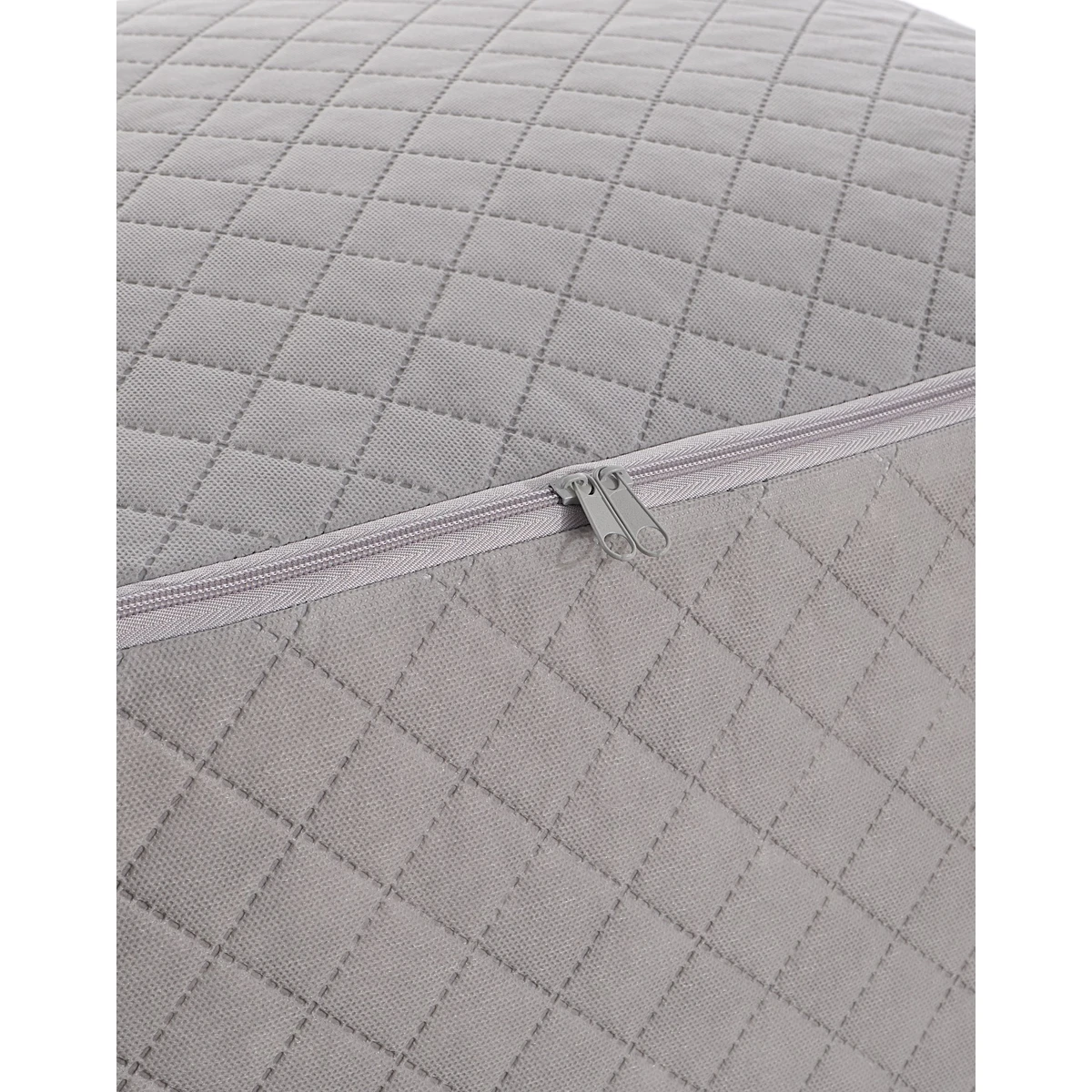 Manamo  Plain Organizer Quilted Grey 70x46x46 cm