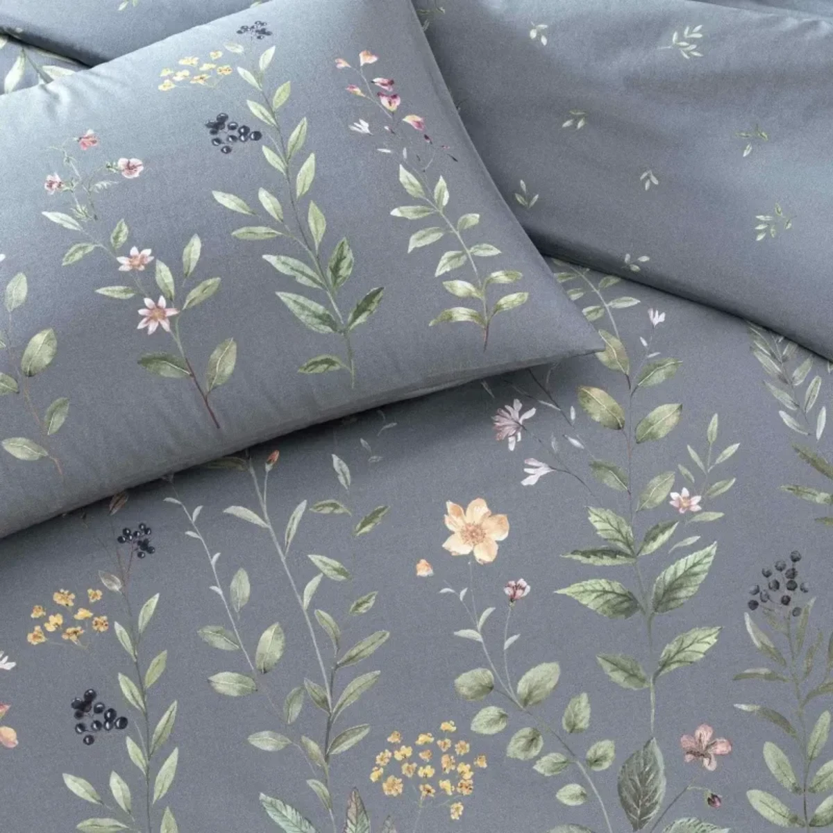 TAC Serelis Bed Linen Set Cotton Blue Single 160x220+180x260+50x70 cm