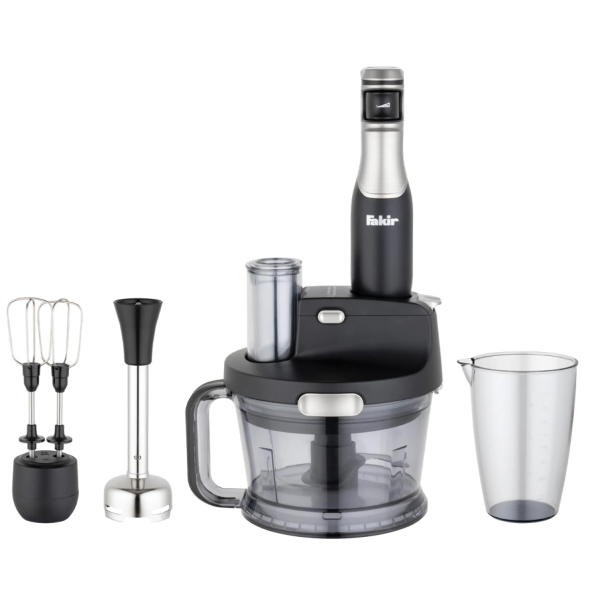 Fakir Speed Quadro Hand Blender Set - Black & Silver