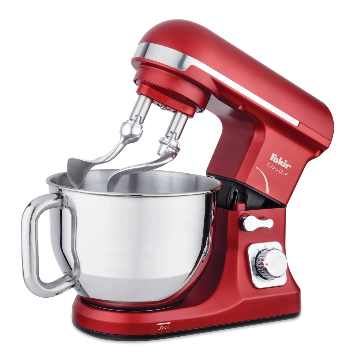 Fakir Culina Chef Stand Mixer Red