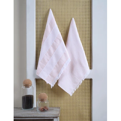 Manamo Lots Kitchen Towel  Cotton Blush Jacquard 50x70 cm (2pc)