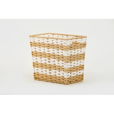 Manamo Pretty Decorative Basket Wicker Natural/White