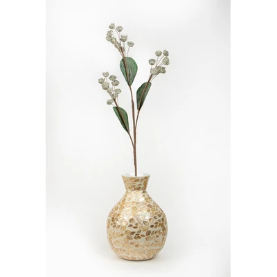 Manamo Tiny Rose Artificial Flower  Grey  97 cm