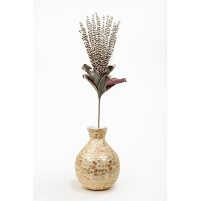 Manamo Wheat Artificial Flower  Grey  102 cm