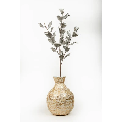 Manamo Leaves Eva Artificial Flower  Grey  98 cm