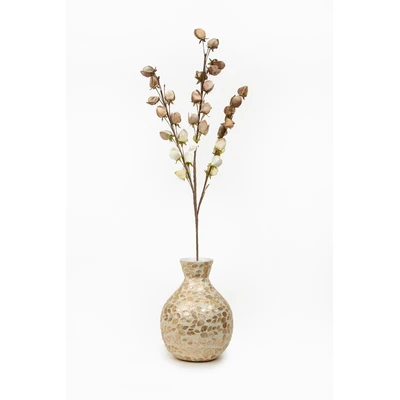 Manamo Rose Bud Artificial Flower  Mink  118 cm