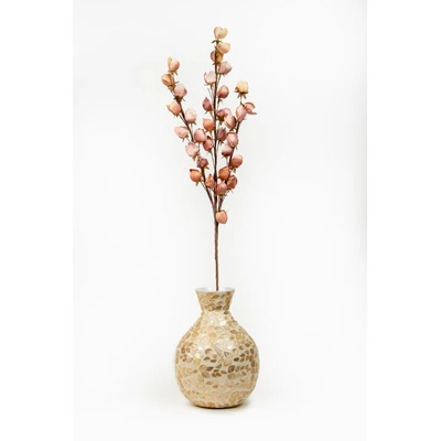 Manamo Rose Bud Artificial Flower  Powder 118 cm