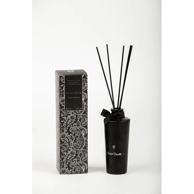 Manamo Amber Vanillla Reed Diffuser  Black 200 ml