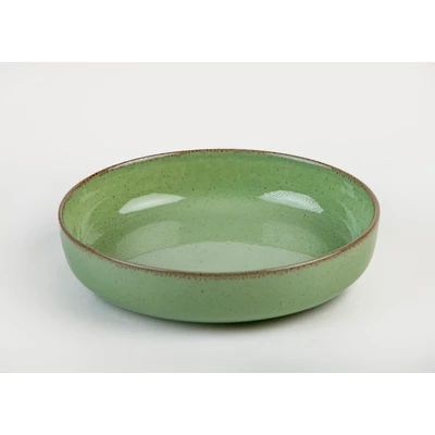 Manamo Elena Deep Plate Porcelain Green  23 cm
