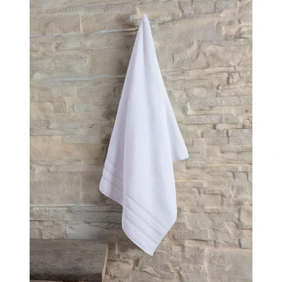 Manamo Lexa Bath Towel Luxury Cotton White  75x150 cm