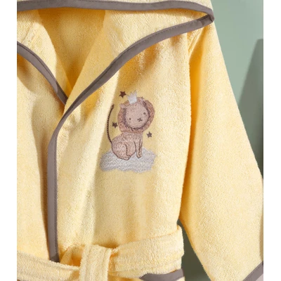 Manamo  Baby Zoo baby Bamboo Bathrobe Yellow 24/36 Month