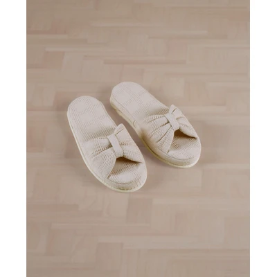 Manamo Roma Slipper Waffle Cotton Linen  42-44