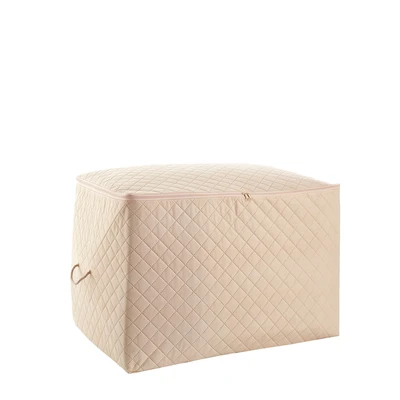 Manamo  Plain Organizer Quilted Beige 70x46x46 cm