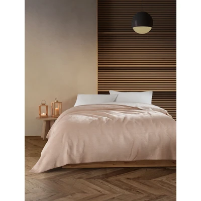 Manamo Cotton Blanket 150x220  Sand/Cream